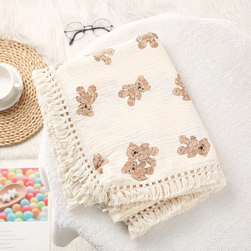 Couverture Bebe - BabyBlanket™ - Ours - Bébé Doux Calin