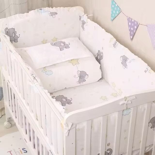 Linge de lit bebe - DouxSommeil™ - Éléphants - Bébé Doux Calin